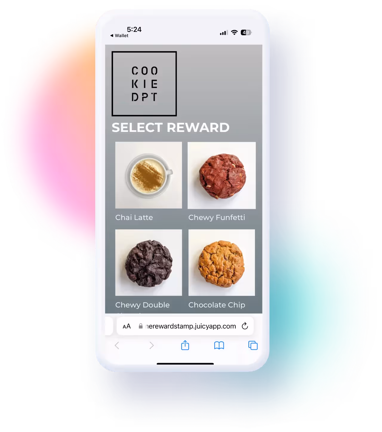 Cookie Department Digital Stamp Card