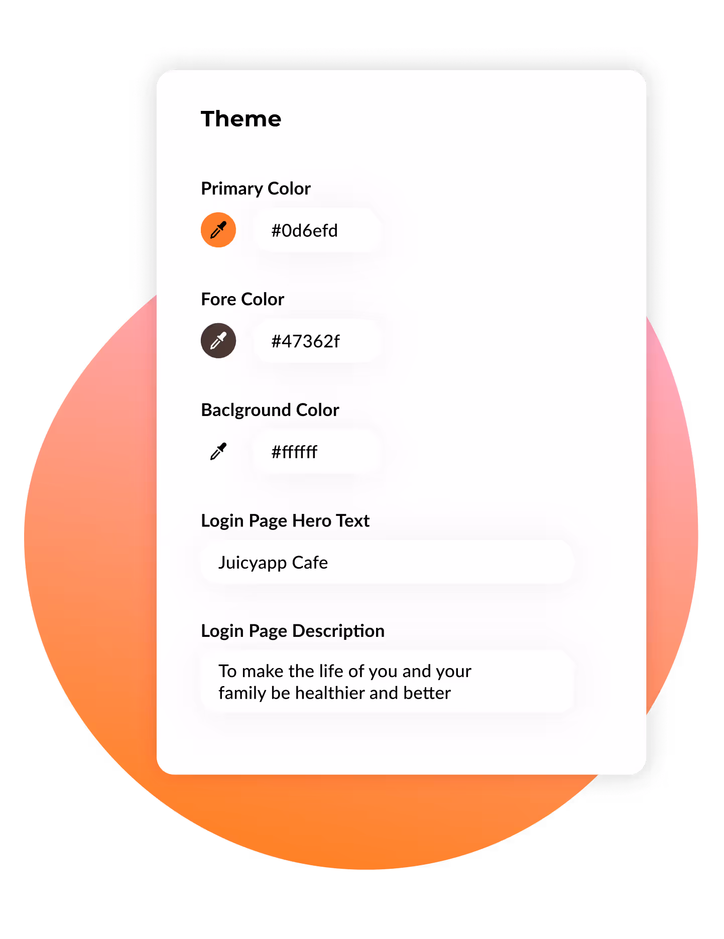 Upload brand assets