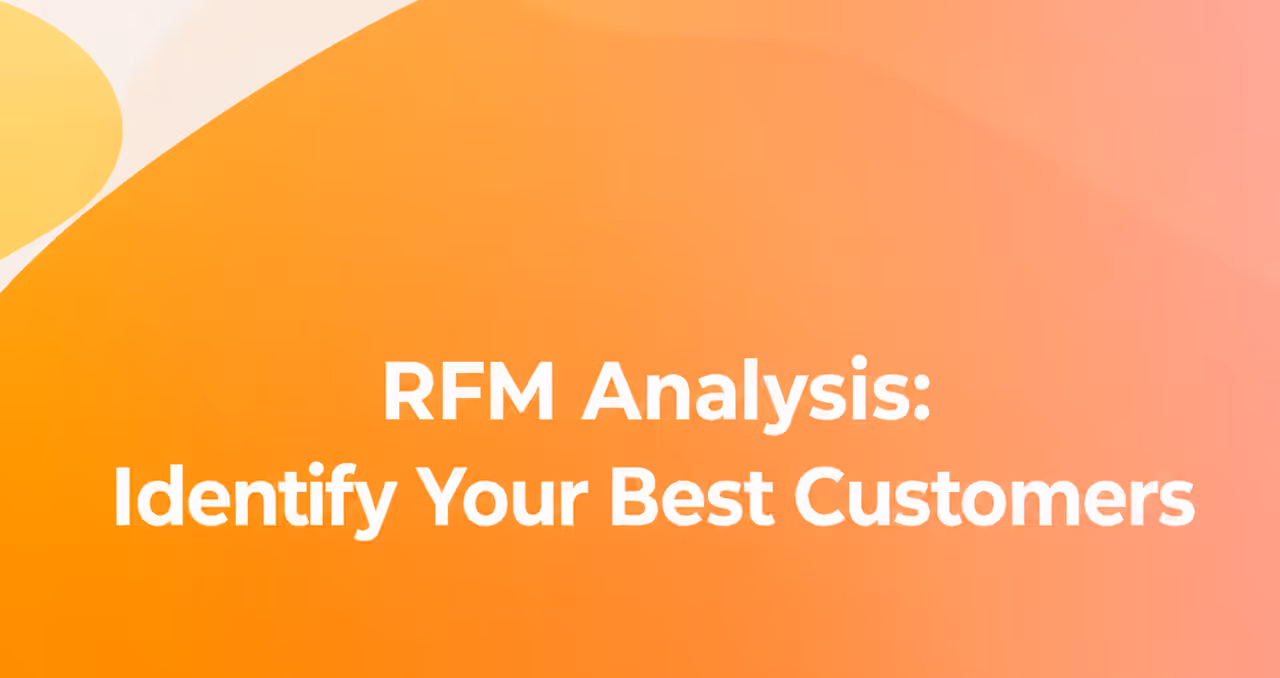 RFM 分析:選出您的高價值客戶