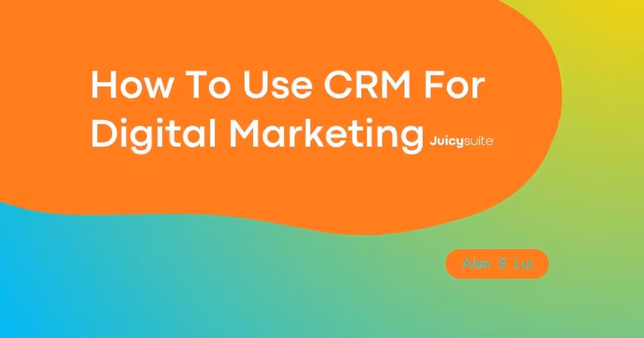 【Cómo Usar el CRM Para el Marketing Digital】
