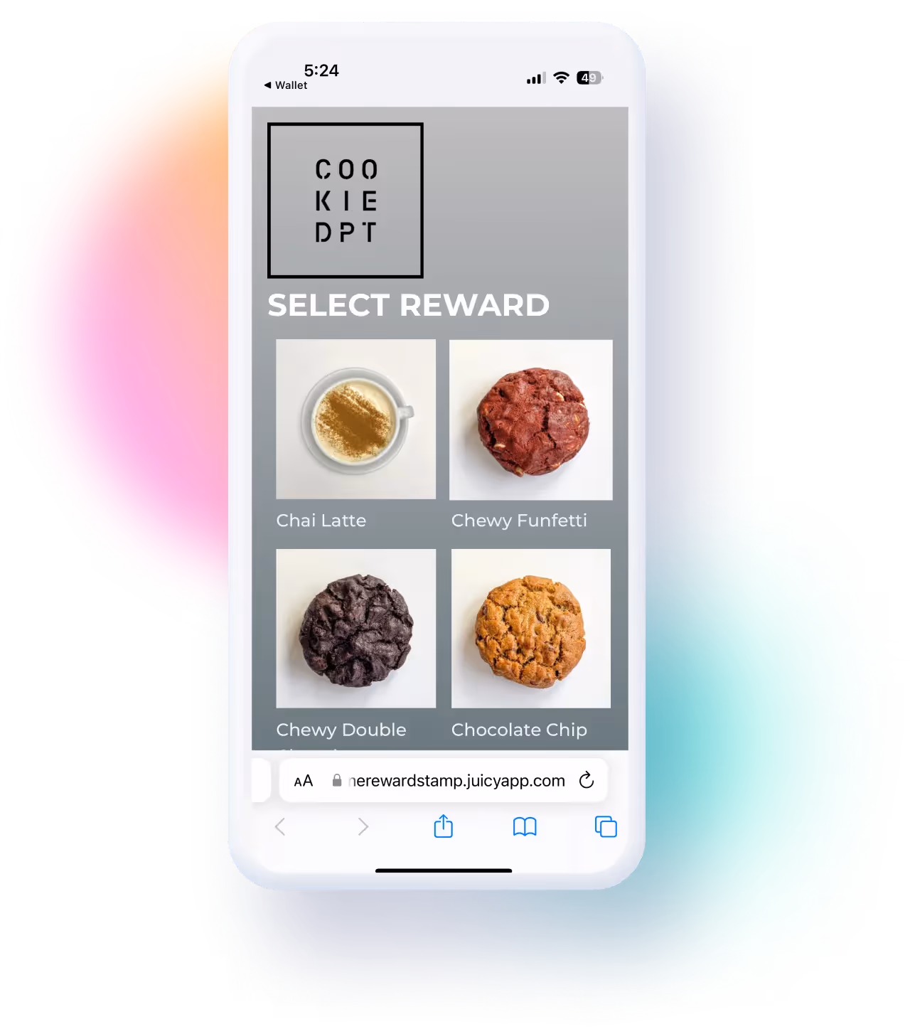 Cookie Department Digital Stamp Card