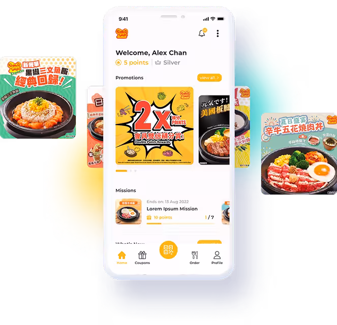 Pepper Lunch Membership Mobile App