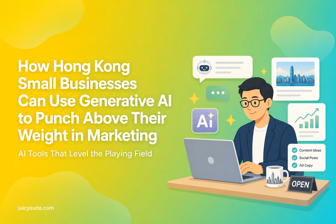 How Hong Kong Small Businesses Can Use Generative AI to Punch Above Their Weight in Marketing